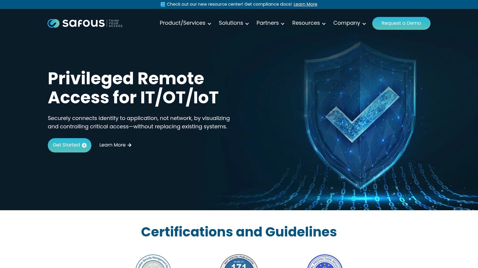 Safous Privileged Remote Access for secure access across IT, OT, and IIoT environments