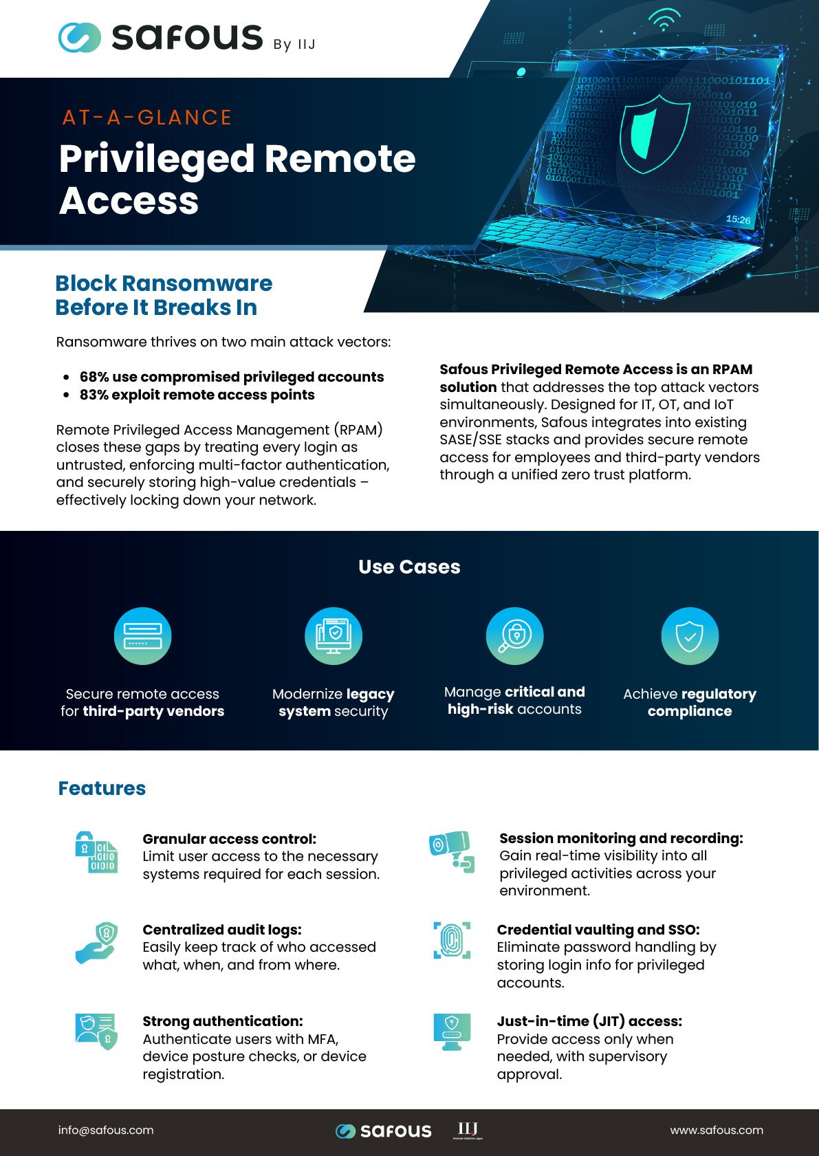 Safous | Privileged Remote Access