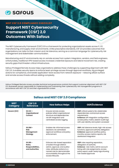 safous-checklist-NISTCSF