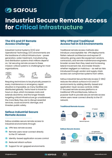 safous-flyer-SRAforcriticalinfrastructureusecase